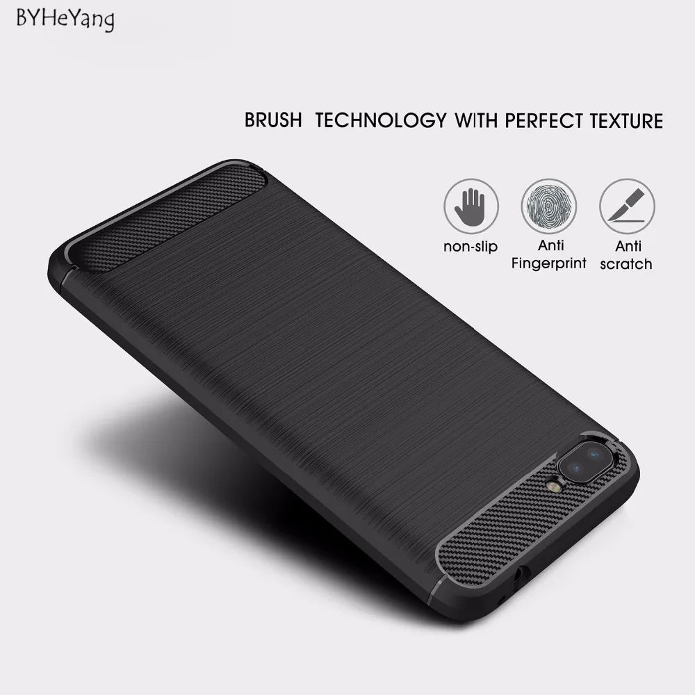 BYHeYang для Asus Zenfone 4 Max ZC520KL чехол 5 2 дюймов силиконовая резина углеродное волокно