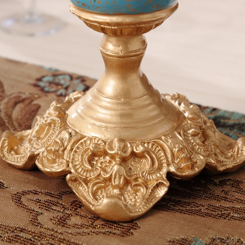 Декоративная Цветочная ваза для европейской дворной комнаты винтажная