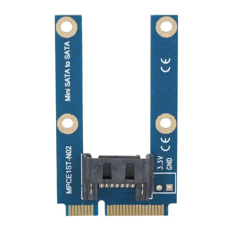 Msata Ssd на Sata жесткий диск адаптер плата для карт Поддержка полной и половинной