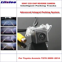 auto intelligent parking tracks rear camera for toyota avensis t270 20092014 backup reverse ntsc rca aux hd sony ccd