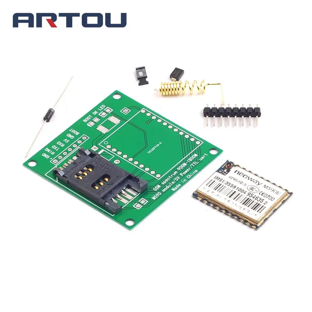M590E GSM GPRS плата модуля частоты SMS сообщения Diy наборы M590 стандартный набор