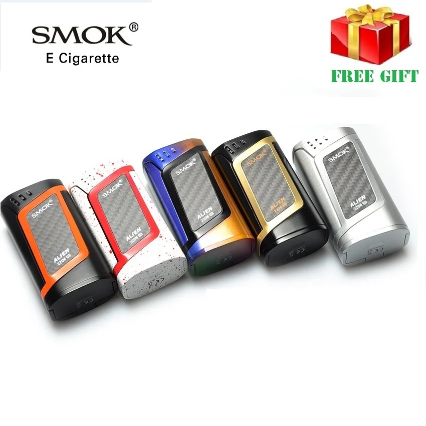Распродажа! Оригинальный Smok чужой мод 220 Вт коробка комплект для электронной