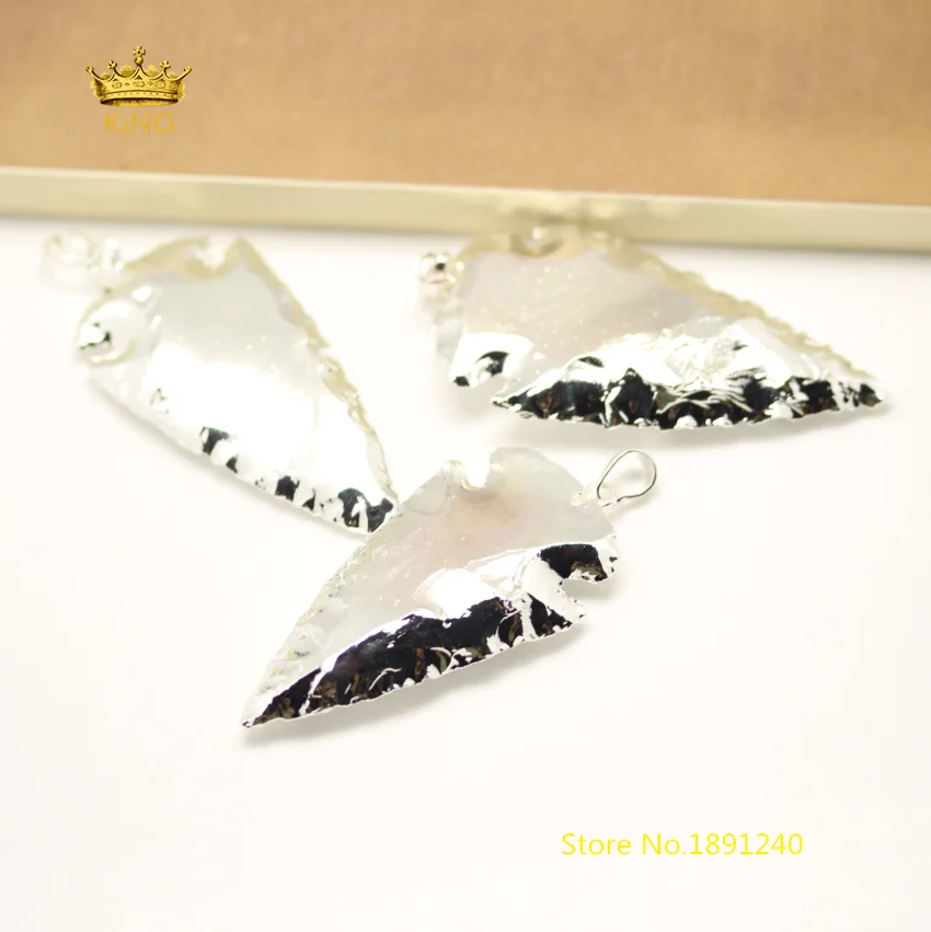 5 шт черный турмалин гальванизированная Серебристая Медь Бисероплетение