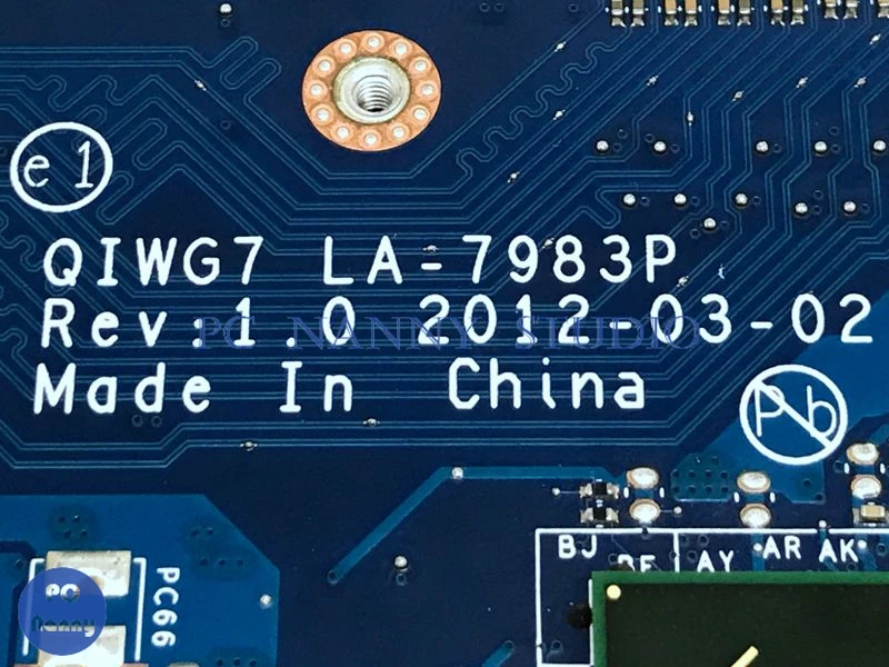 Материнская плата NOKOTION для ноутбука Lenovo Ideapad G780 QIWG7 LA 7983P HM76 s989 DDR3 GT 630M 2 Гб