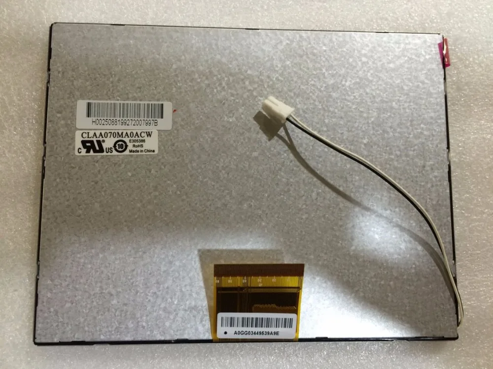

CLAA070MA0ACW 7610020685 7 inch lcd screen