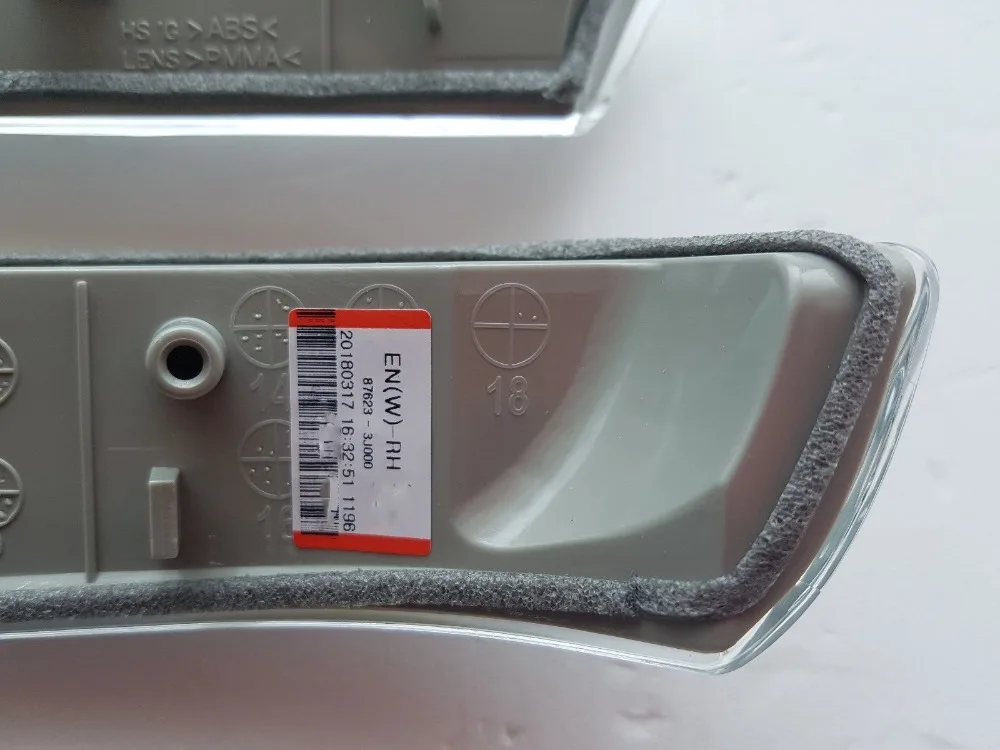 Для HYUNDAI Santa Fe Santafe Veracruz IX55 2007-2012 боковое зеркало заднего вида Светодиодный светильник поворотники Лампа blink 876133J000 876233J00