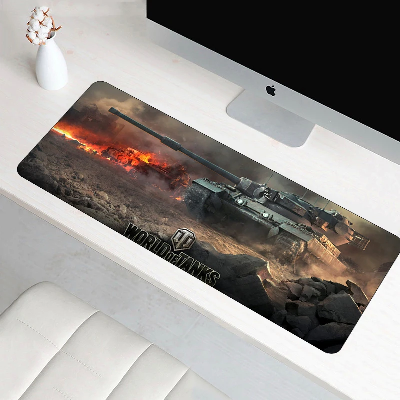 SIANCS 70x30 см большой Противоскользящий коврик для мыши World of Tanks геймерский игровой