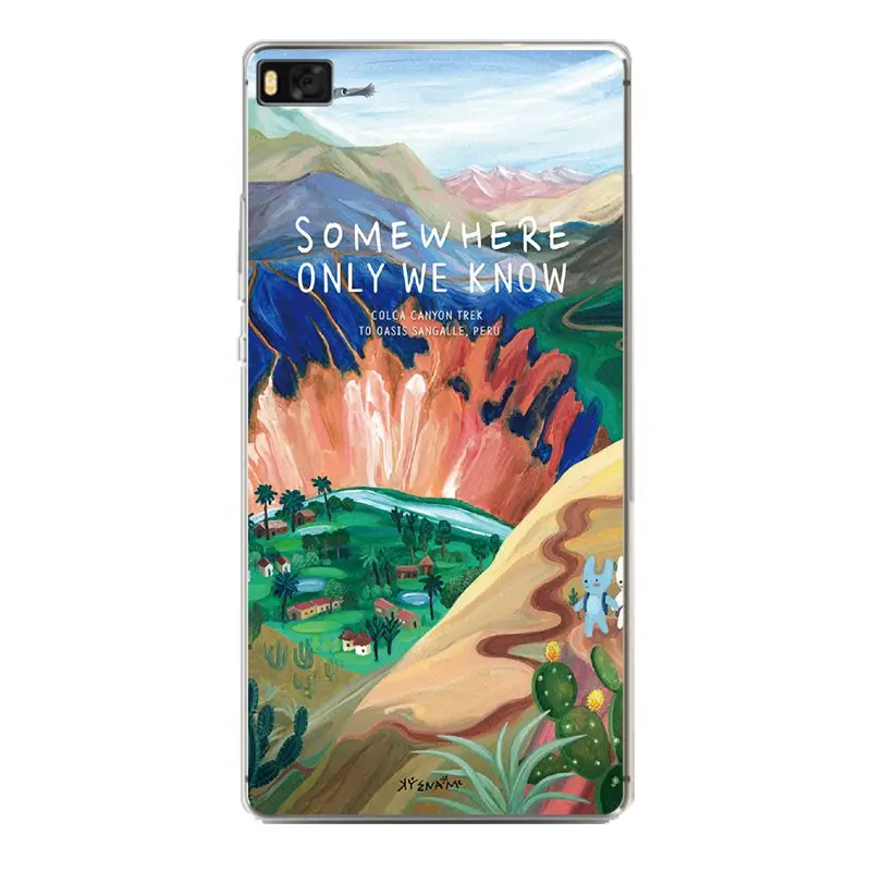 Fashion Girl colourful Soft Clear TPU Phone Case Silicone Cove For huawei P10plus P8 P9lite honor 3c 4c 6a 7 8 9 Free Shipping | Мобильные