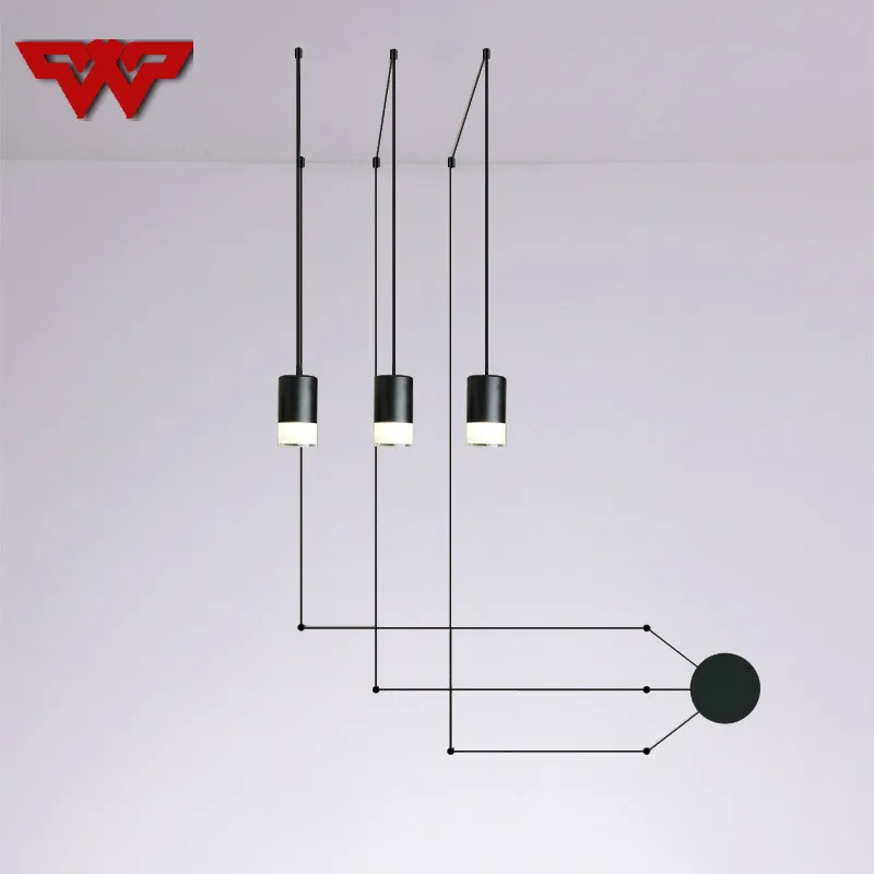 Люстра современная простая креативная ветка паук светодиодный фонарь люстра для