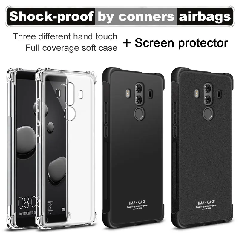 Чехол Подушка для Huawei Mate 10 pro 6 0 дюйма с защитой экрана|phone cases|phone covercase cover |