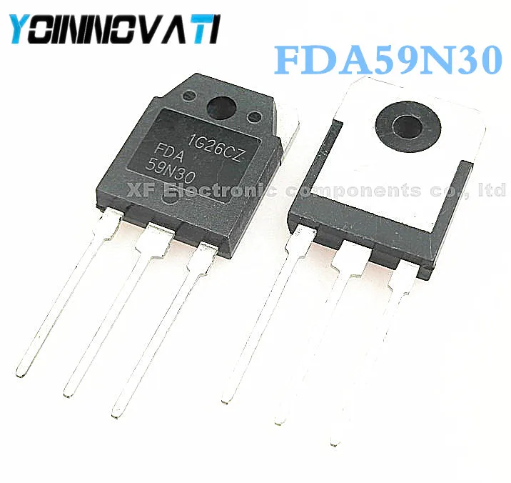 10 шт./лот FDA59N30 59N30 MOSFET N CH 300V 59A TO 3P лучшее качество|n-ch mosfet| |
