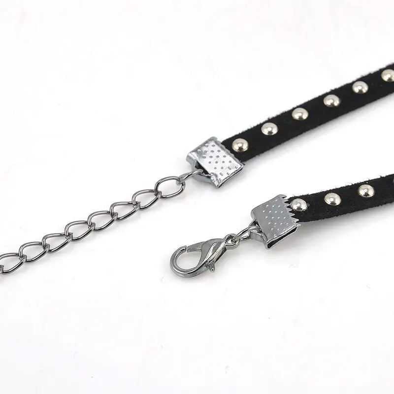 Бесплатная доставка готическое ювелирное ожерелье из заклепок Женские