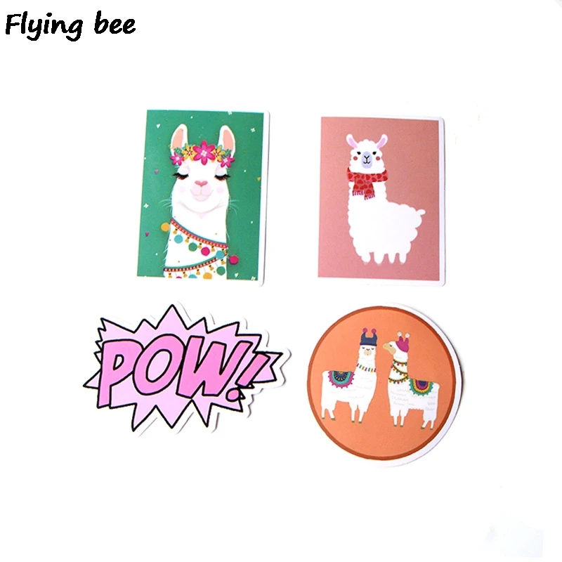 Наклейки Flyingbee альпака водостойкие 18 шт. | Электроника
