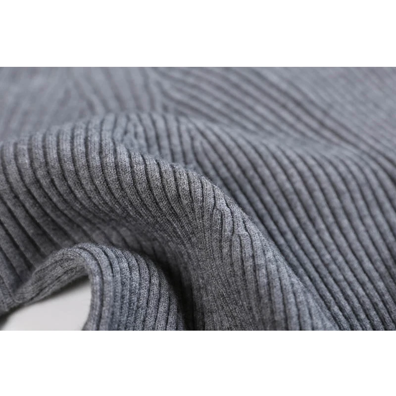 Приталенные трикотажные пуловеры 2018 осенне-зимний женский свитер высокий