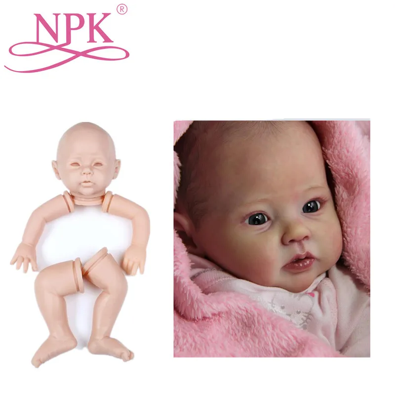 NPK Reborn Baby Girl набор кукол для DIY 20 дюймов мальчиков/девочек Doll игрушки неокрашенные