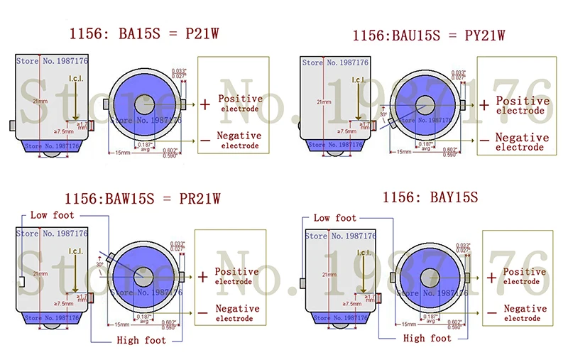1156 BA15S BAU15S BAW15S BAY15S 33 SMD 5630 Светодиодный белый красный желтый 12 В для автомобиля P21W
