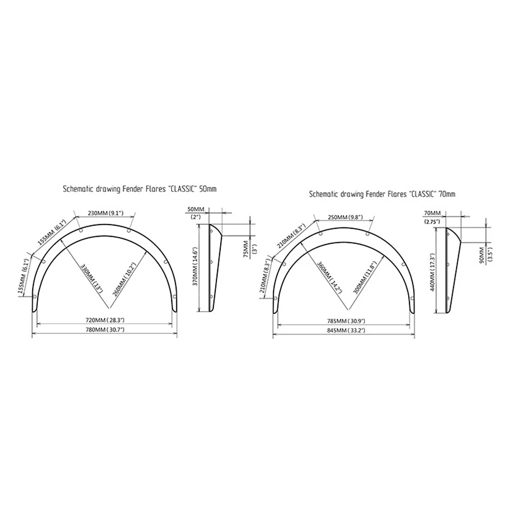 Новинка 4 шт. универсальные колеса для бровей автомобильный внедорожник