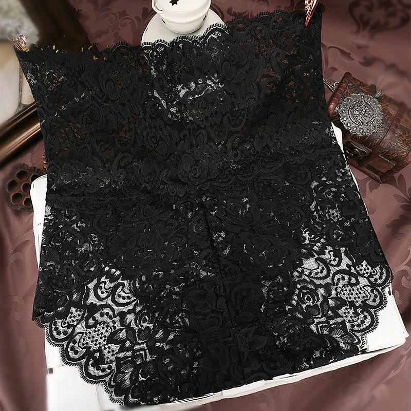

Fatimu Seamless Underwear Sexy Lace Women's Panties Plus Size High-Rise Lace Cotton Briefs M-3XL