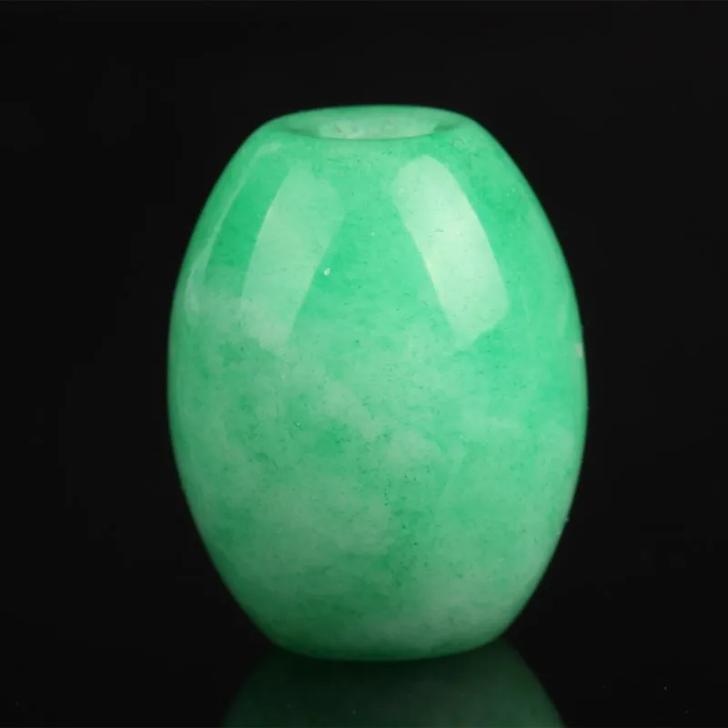 

Новый модный светильник класса А, зеленые нефритовые бусины для транспортировки, ювелирные украшения DIY, подвеска, ожерелье для женщин, пода...