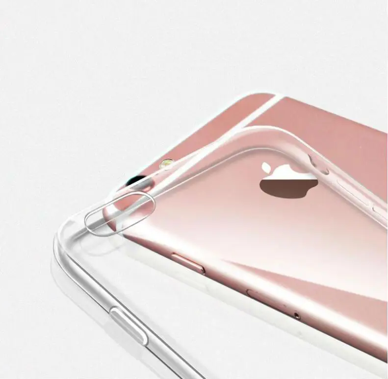 Чехол для iPhone 6 прозрачный силиконовый чехол Apple iPhone6 plus 7 8 мягкий гелевый ТПУ