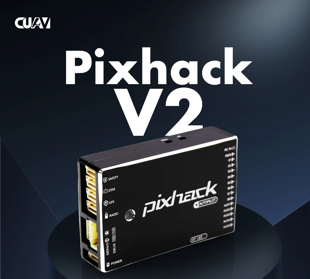 CUAV Pixhack V2 Контроллер полета PIX с открытым исходным кодом M8N gps для FPV Дрон Квадрокоптер вертолет