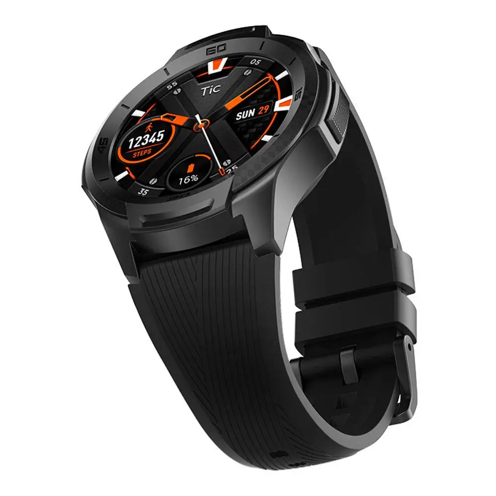 [Сток] Global Ticwatch S2 носить ОС Google Смарт часы Bluetooth wifi 5ATM водонепроницаемые Смарт-часы трекер сердечного ритма здоровья
