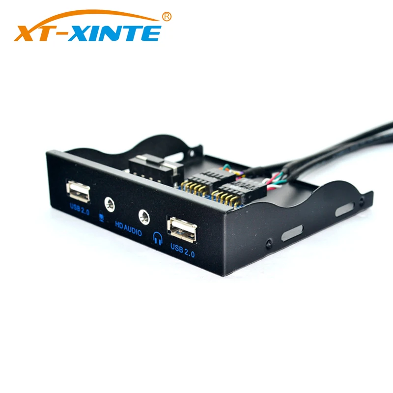 Высокоскоростной концентратор USB 2 0 с 9 до портами передняя панель + аудиоразъем HD