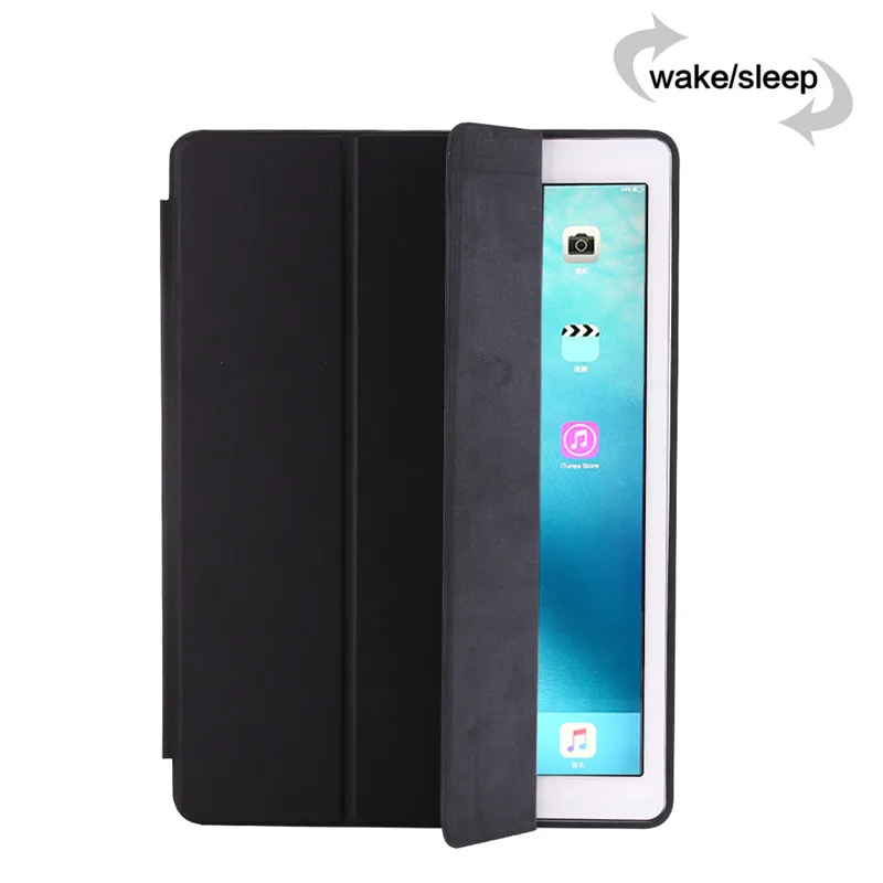Black Флип-чехол для iPad 12,9, чехол GOLP, полностью защитный чехол из искусственной кожи, Магнитный смарт-чехол для iPad Pro 12,9 дюйма чехол - Цвет: Black