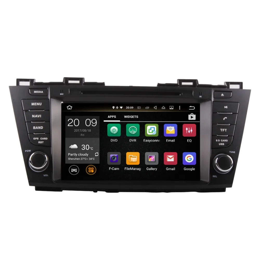 8 дюймовый автомобильный радиоприемник 4 Гб ОЗУ Android 0 Octa Core для Mazda 5/Premacy 2010 DVD