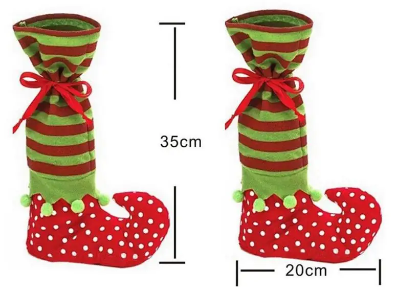 Рождественская искусственная сумка милые чулки наполнитель елка Декор крышка