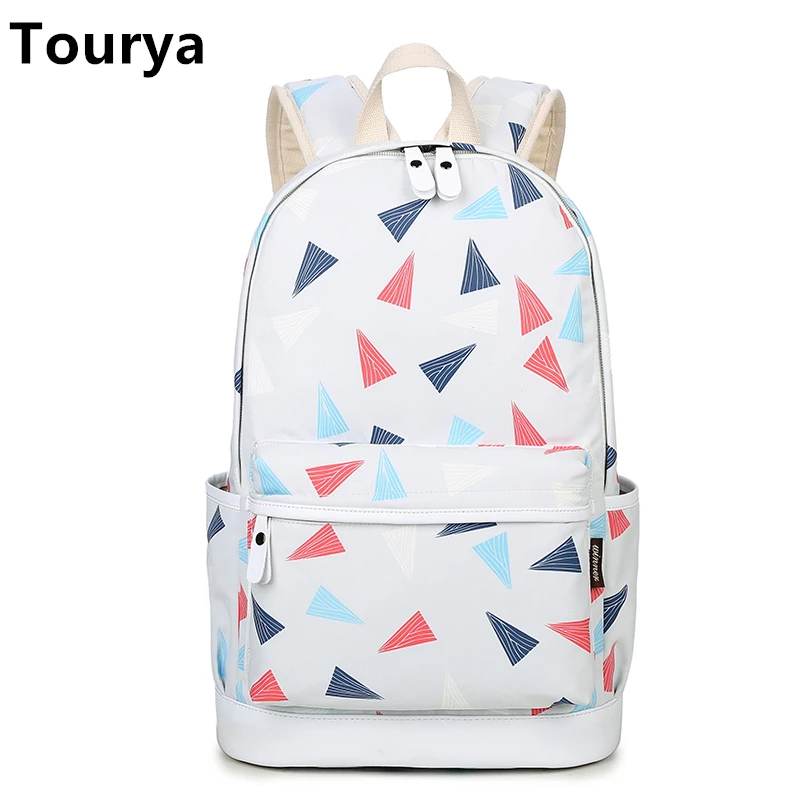 

Tourya Casual Women Backpack School Backpacks Bags Schoolbag For Teenagers Girls Laptop Backbag Travel Bagpack Mochila Feminina