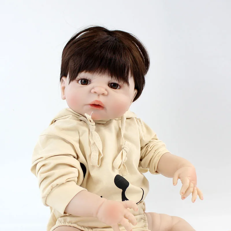 BZDOLL 22 дюйма силиконовая кукла для новорожденных игрушка Реалистичная