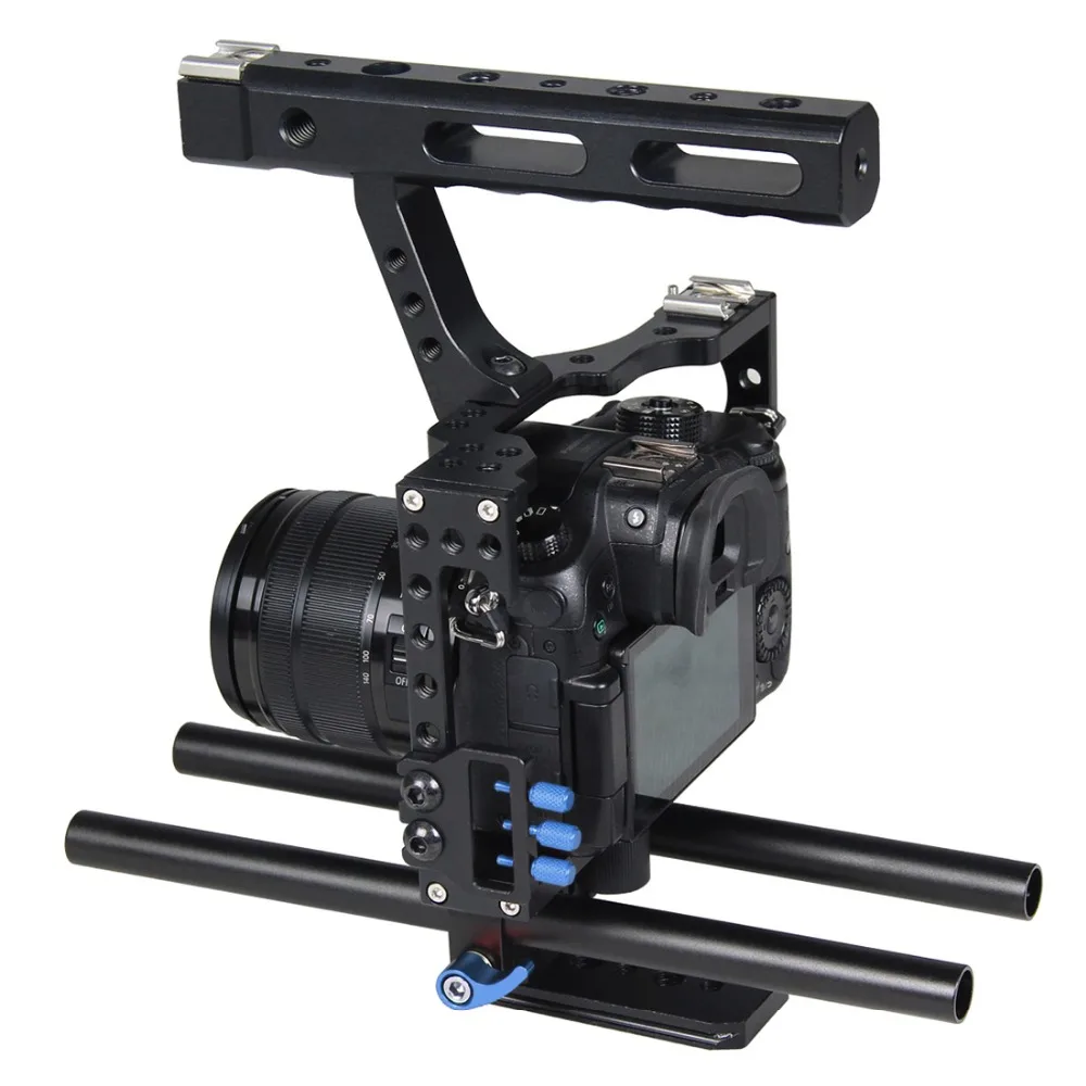 Стабилизатор камеры для DSLR A7 A7r A7s II новейший + рукоятка держатель Sony Panasonic|steadicam