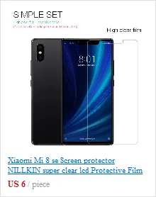 NILLKIN 3D закаленное стекло с закругленными краями для Xiaomi mi 8/mi 8 с полным покрытием Защитная пленка для экрана для Xiaomi mi 8 SE