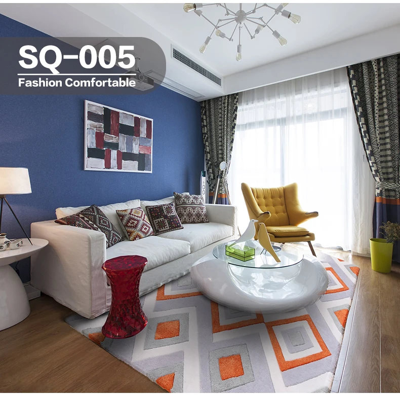 Акриловые ковры ручной работы и для гостиной оранжевый серый коврик Европейский