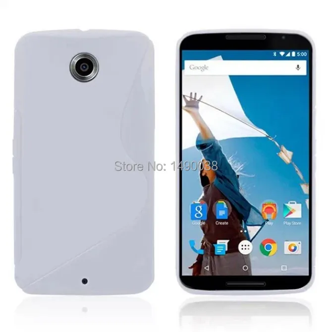 1 Piece For Google Nexus 6 New S Line Style Soft TPU Gel Skin Cover Case Motorola Moto Free Shipment | Мобильные телефоны и