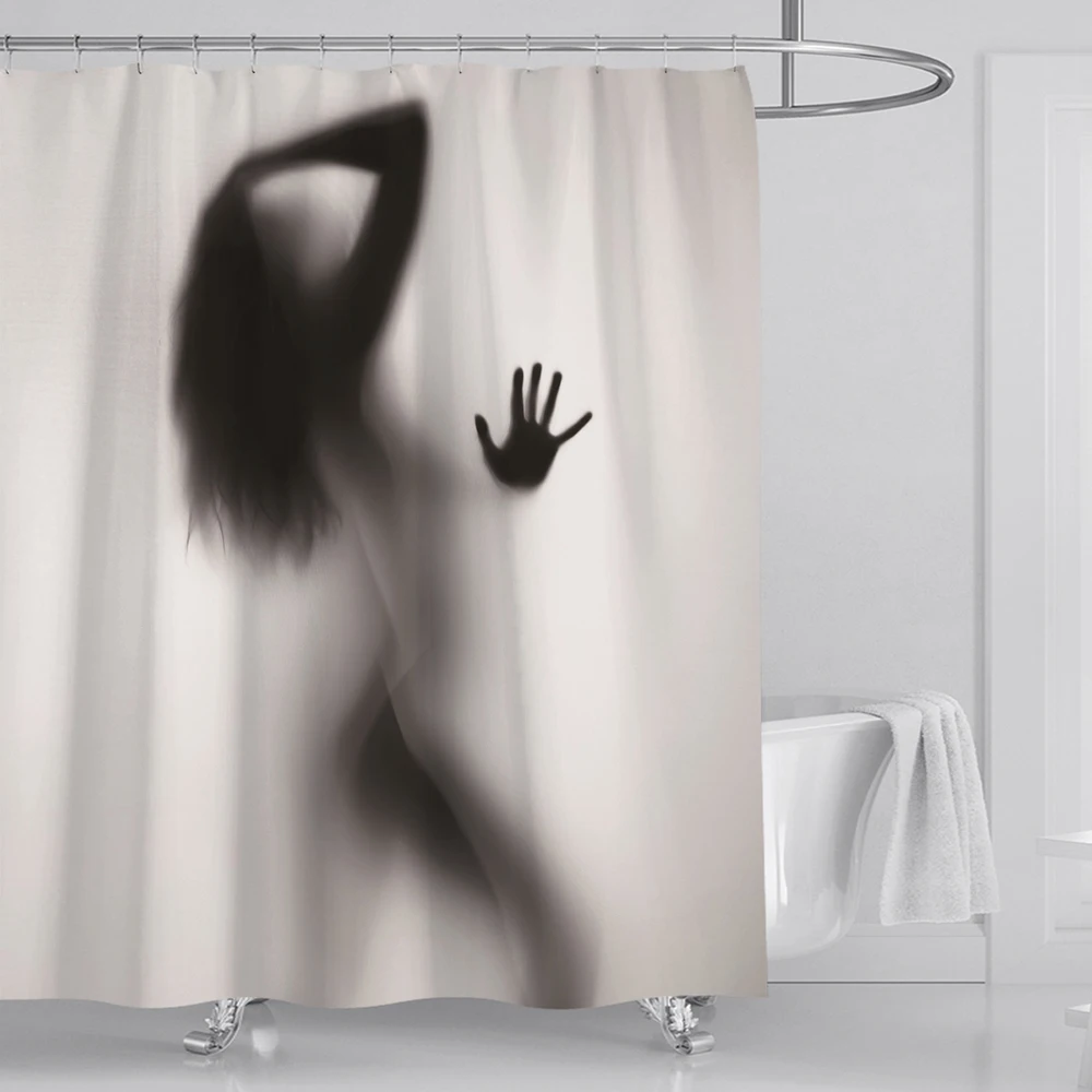 

nun sister shower curtain flower bath curtain cortina ducha lily floral waterproof curtain for the bathroom