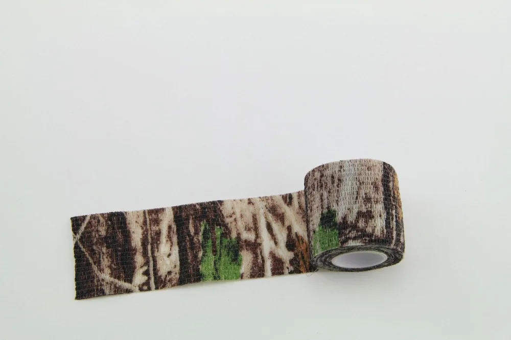 Outdoor Camouflage Bandage Infusion Bandage Wrapping Medical Tape Self-sticking Elastoplast 2.5-15CM Width 4.5M Length Non-woven