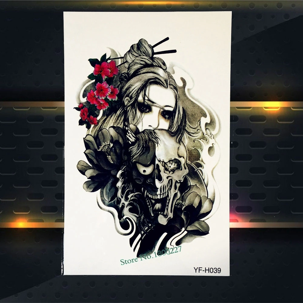 Сексуальные наклейки на заднюю часть руки флэш тату красота древние женщины