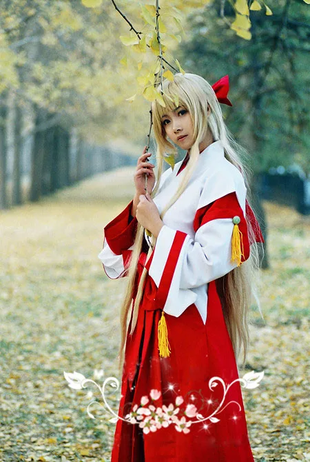 Kannazuki No Miko Kurusugawa Himeko одежда для косплея Кимоно костюмы на заказ Бесплатная