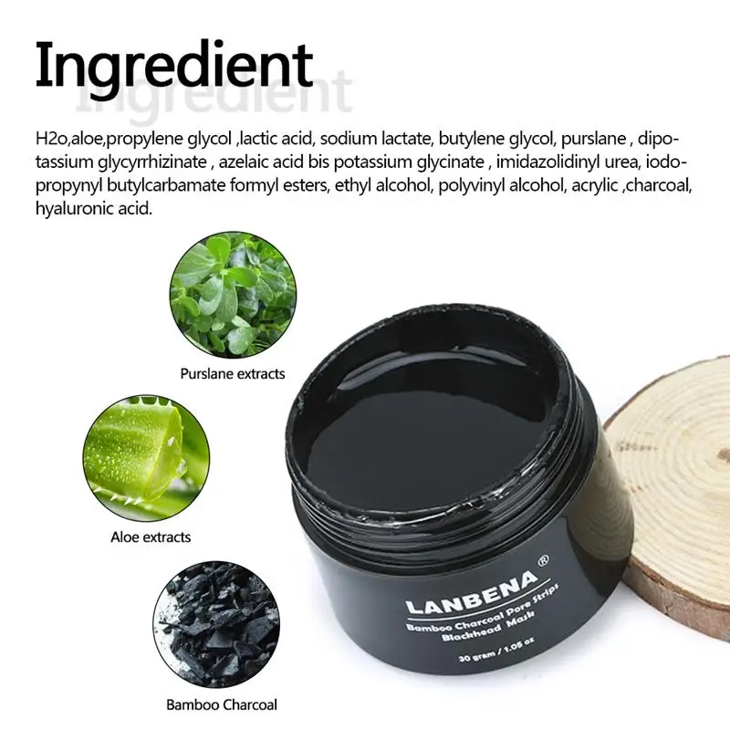 LANBENA маска для лица, маска для удаления черных точек, маска для удаления кожуры носа, черная маска для лечения акне, маска для удаления пор, маска для ухода за кожей лица