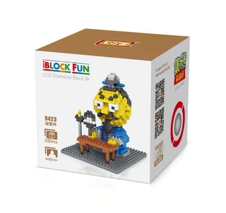 LoZ Алмазные Конструкторы китайские иероглифы строительные Игрушечные лошадки