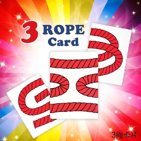 ITgimmick 3 веревочный карточный трюк (JUMBO version) волшебный трюк|trick card|trick magictrick rope |