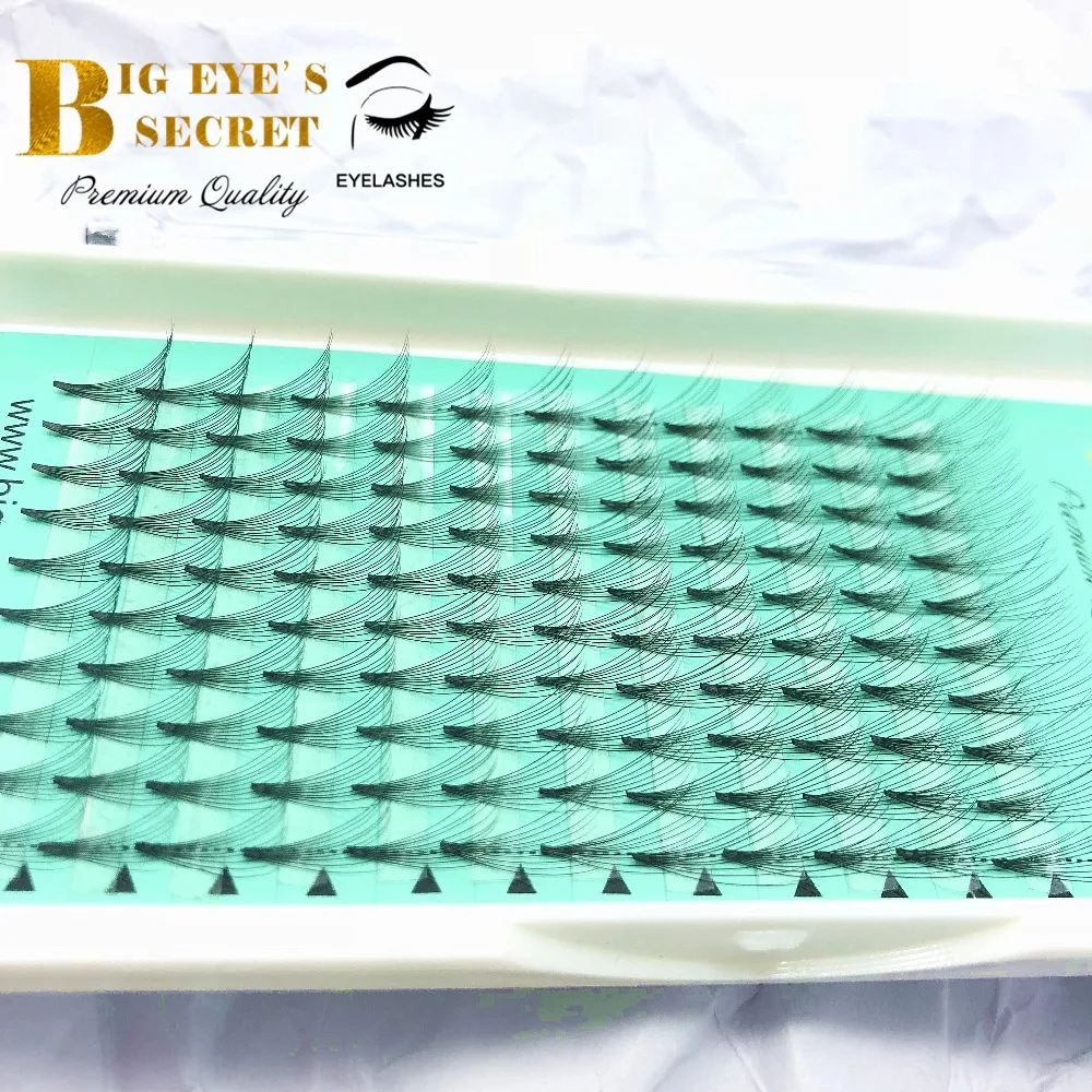big eyes secret 10D volume premade Fans eyelash extension all size makeup tools professional handmade Mink luxury | Красота и