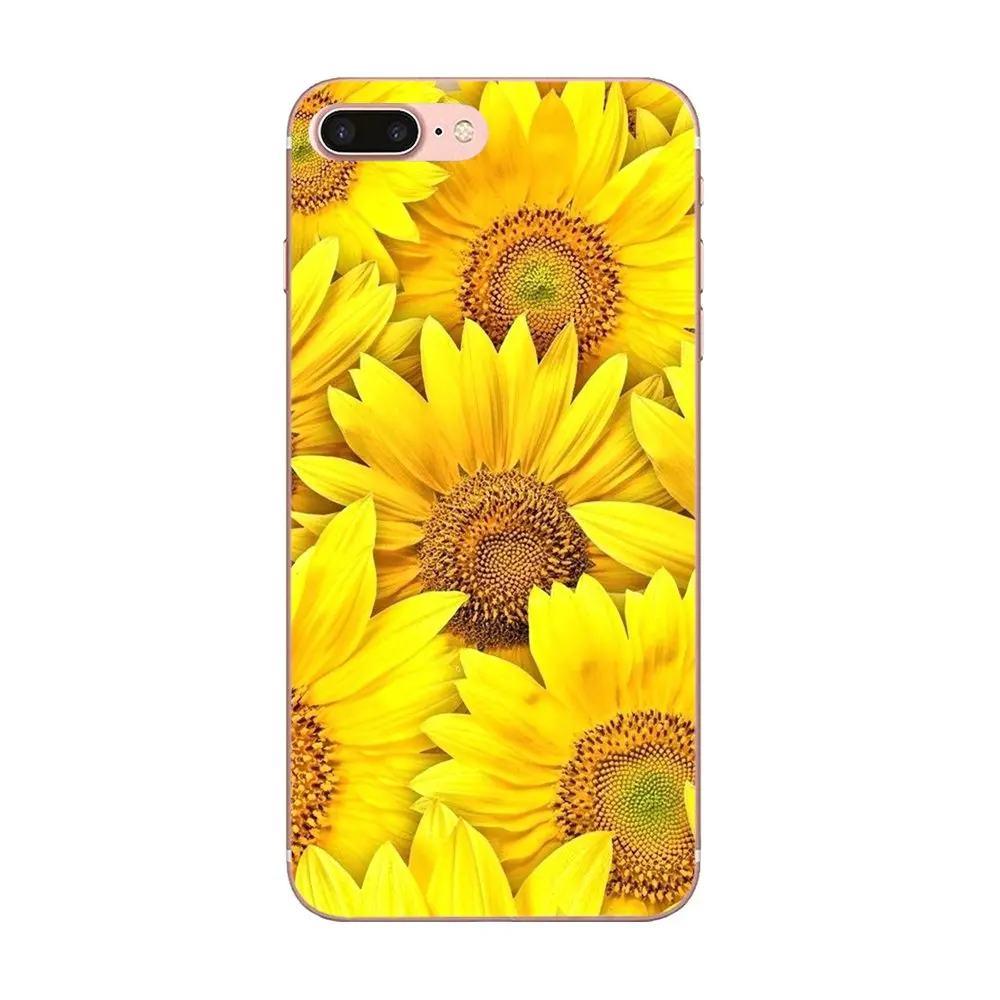 For Xiaomi Redmi Note 2 3 3S 4 4A 4X 5 5A 6 6A Pro Plus Soft TPU Covers Capa Sunflower Flower Newest Super Cute | Мобильные телефоны