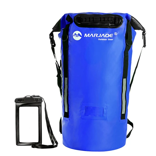 Blue 40L MARJAQE 40L Muitifunctional прочный Сверхлегкий Рафтинг Кемпинг походный плавательный водонепроницаемый мешок сухая сумка наборы для путешествий на открытом воздухе - Цвет: Blue 40L