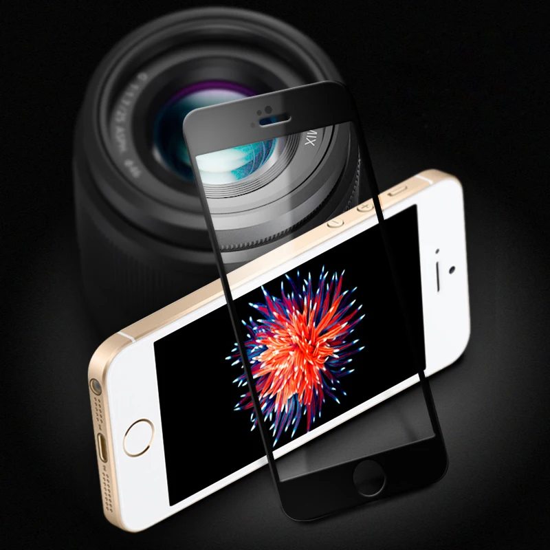 Закаленное стекло MOFi для iPhone 5s защита экрана с полным покрытием iPhone5 защитное