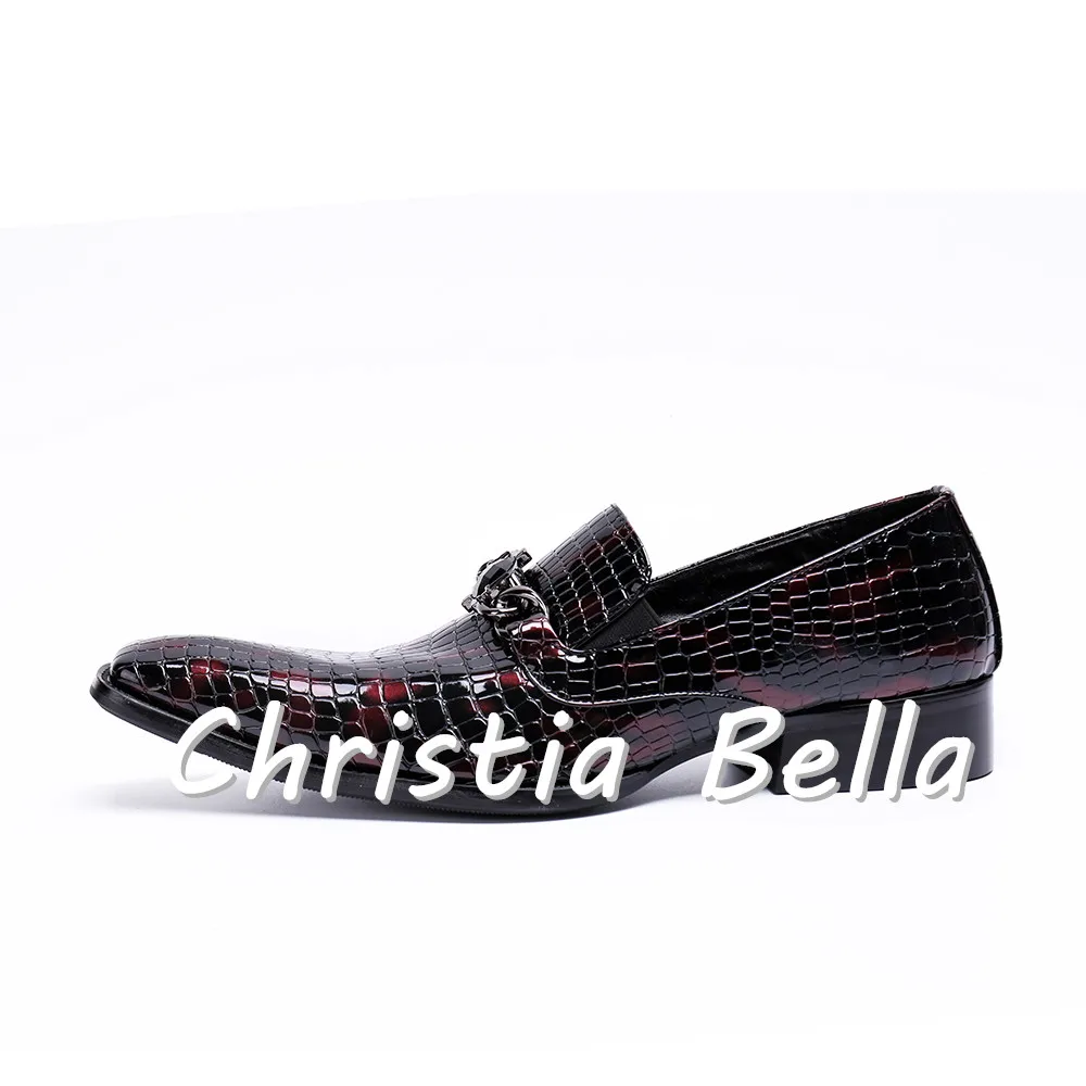 Christia Bella ручной работы голубого из натуральной кожи Мужские туфли Туфли под