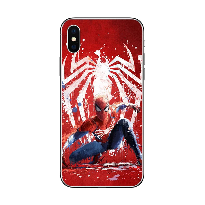 ciciber Phone Cases for IPhone 7 8 6 6s Plus SE 5s X Xs XR XS Max Soft TPU Back Cover 11 Pro Marvel The Avengers |