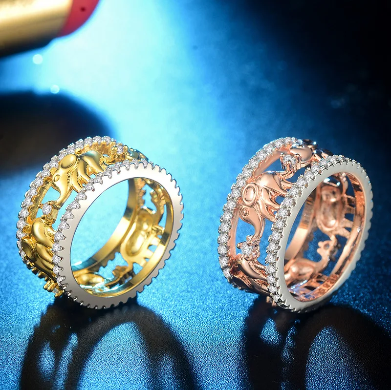 Женское серебряное кольцо KAMEIER из стерлингового серебра 925 пробы в виде слона с